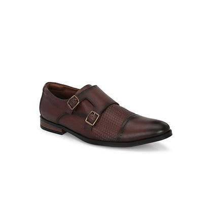 Valentino Mens Leather Formal Oxford Shoes - Brown