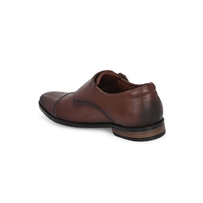 Valentino Mens Leather Formal Oxford Shoes - Brown