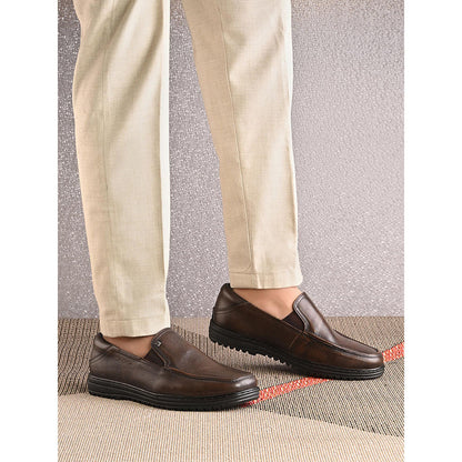 Valentino Men Brown Casual Loafers