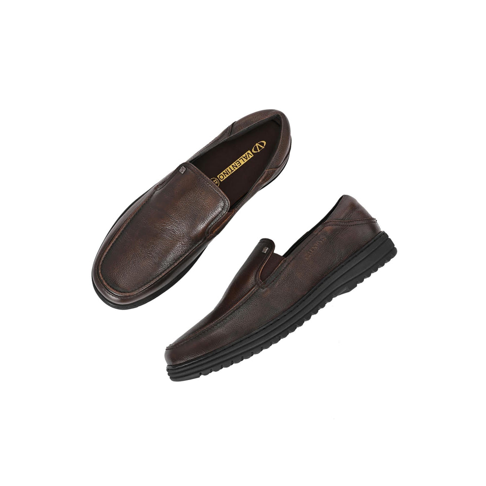 Valentino Men Brown Casual Loafers