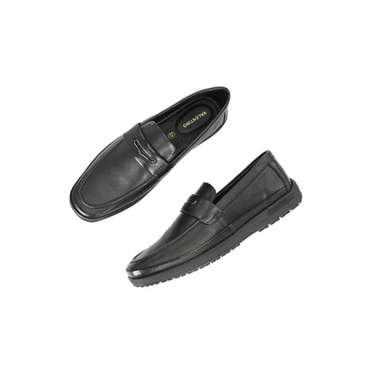 Valentino Men Black Casual Loafers