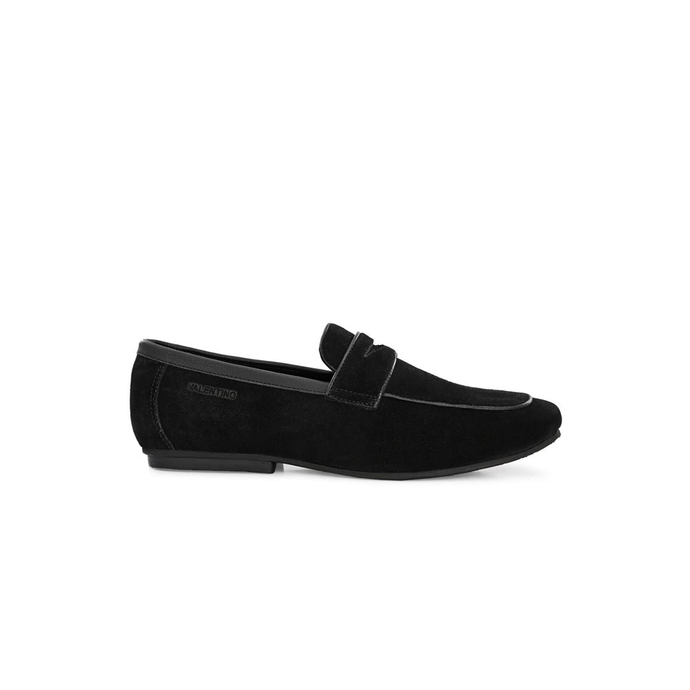 Valentino Men Black Casual Loafers
