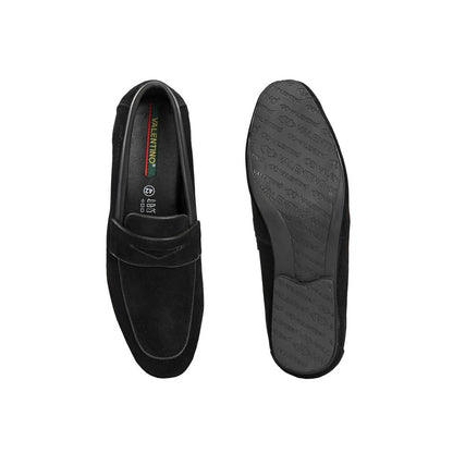 Valentino Men Black Casual Loafers