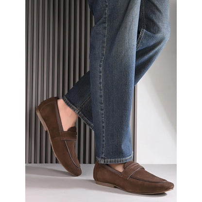 Valentino Men Brown Casual Loafers