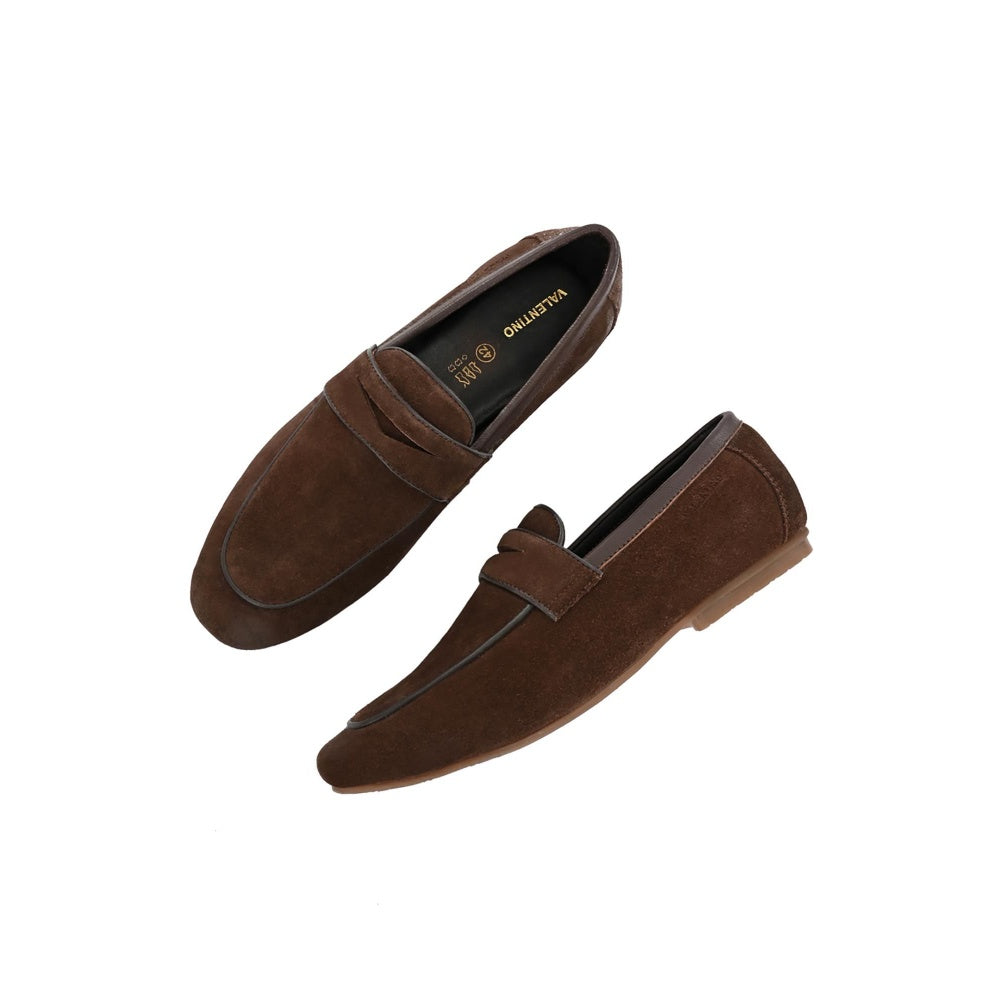 Valentino Men Brown Casual Loafers