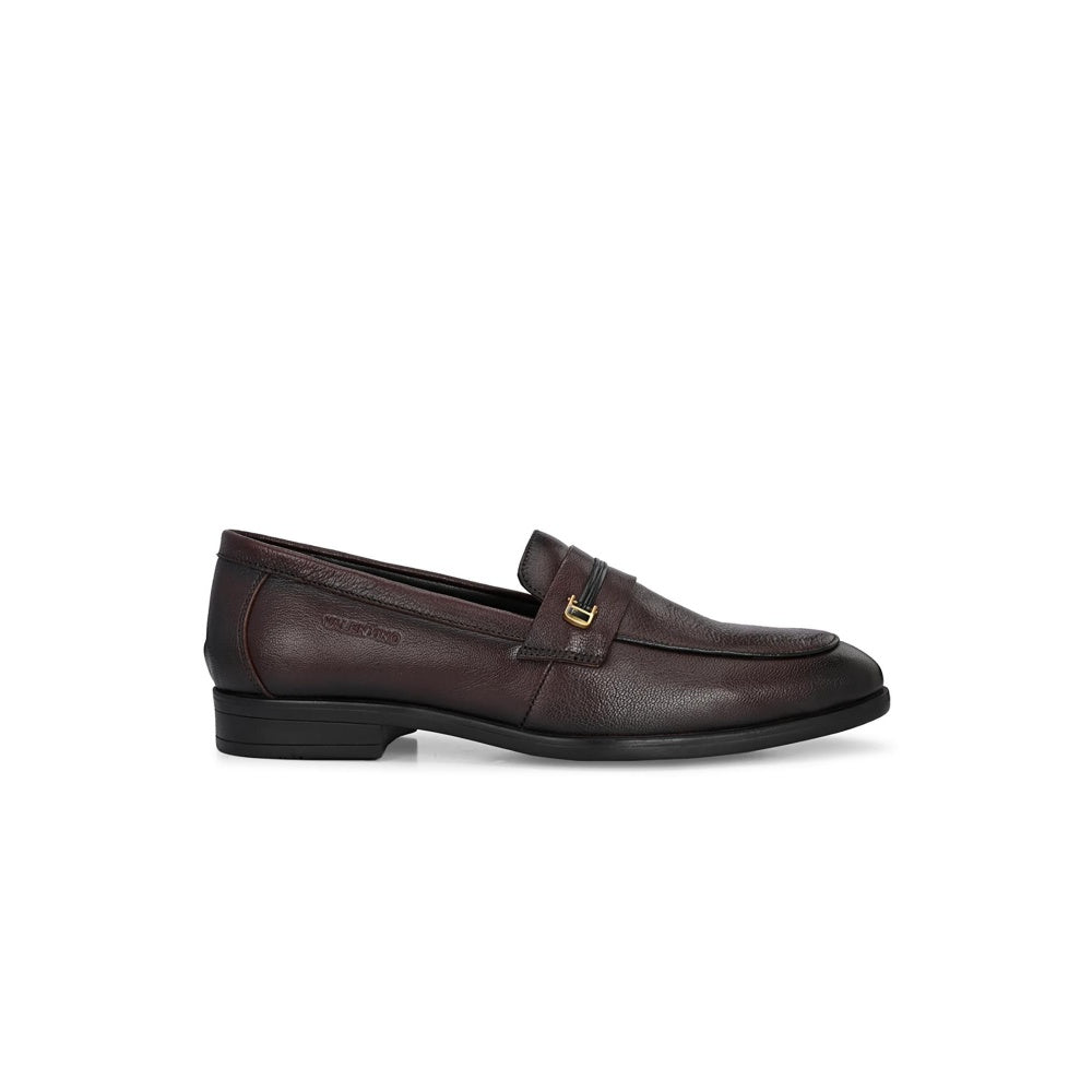 Valentino Men Maroon Casual Loafers