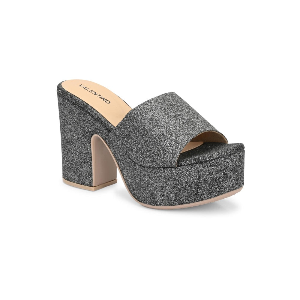 Valentino Women Premium Grey Sandal Heels