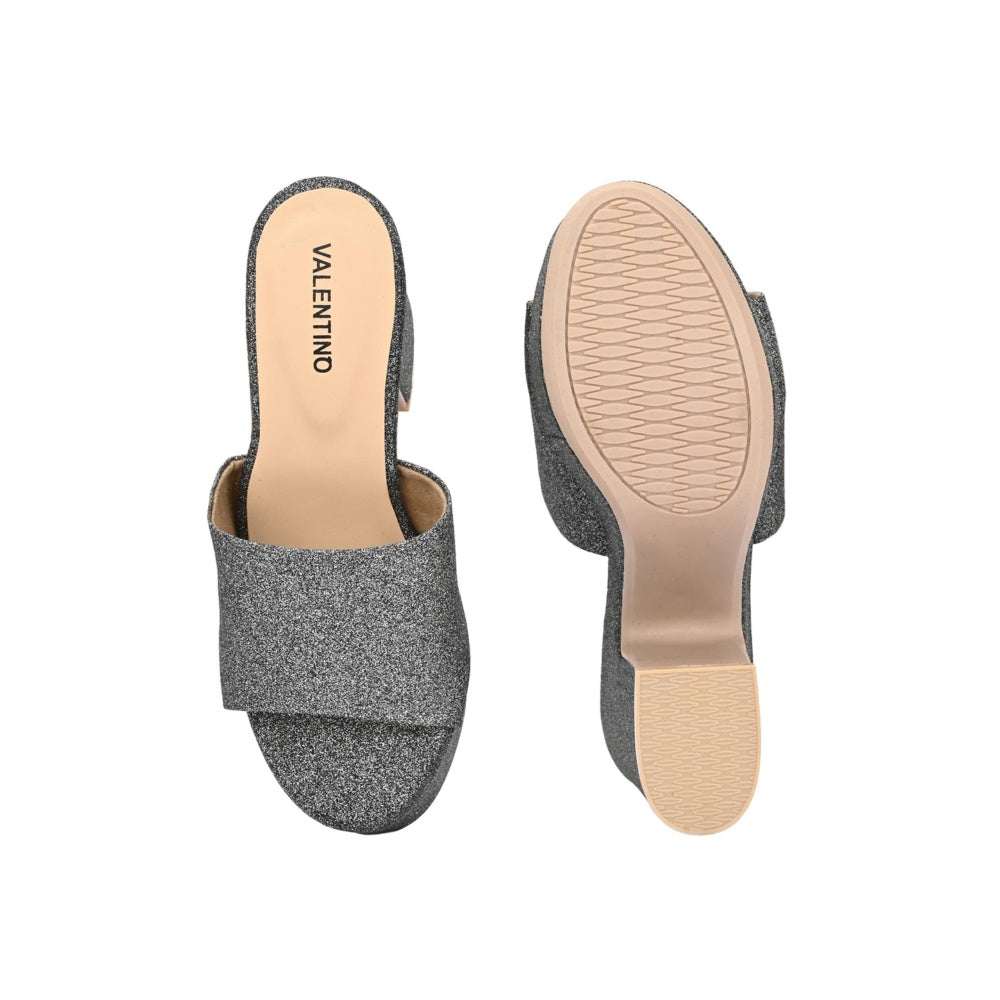 Valentino Women Premium Grey Sandal Heels