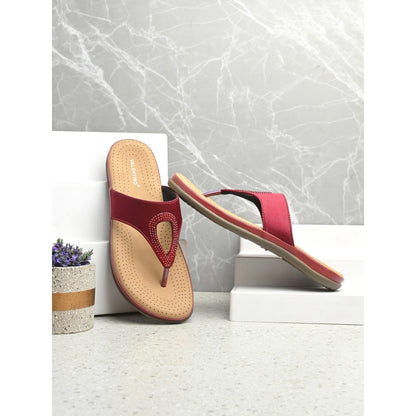 Valentino Women Maroon Sandals
