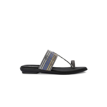 Valentino Women Grey Kolhapuris
