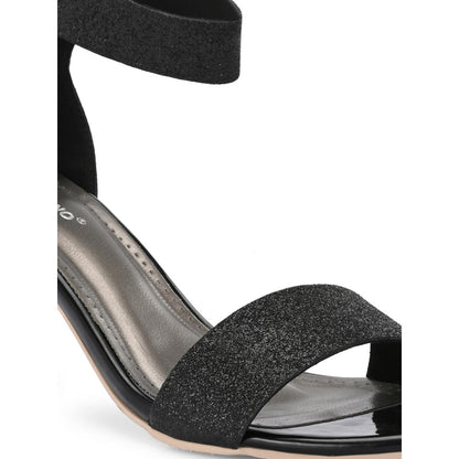 Valentino Women Premium Black Sandal Heels