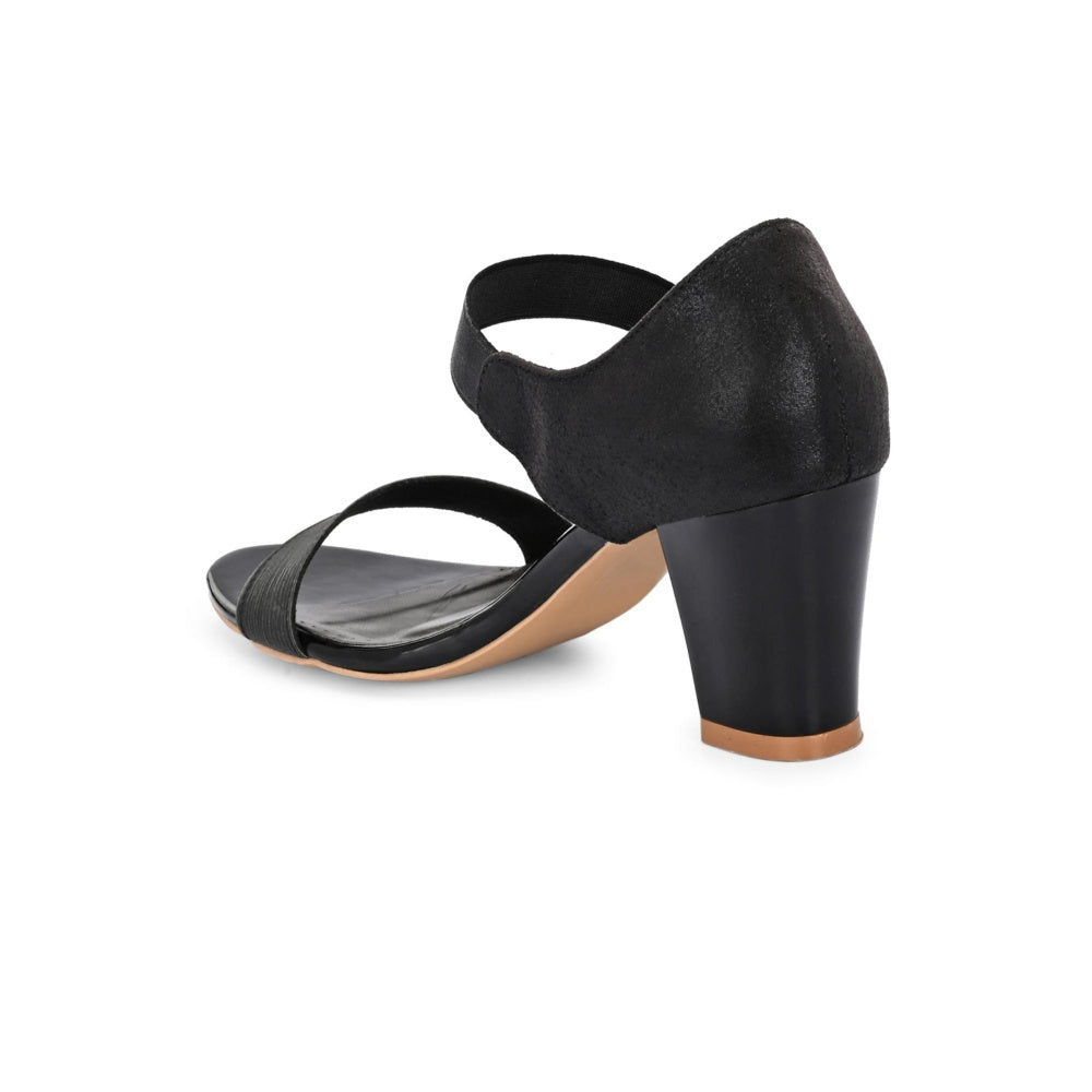 Valentino Women Premium Black Sandal Heels