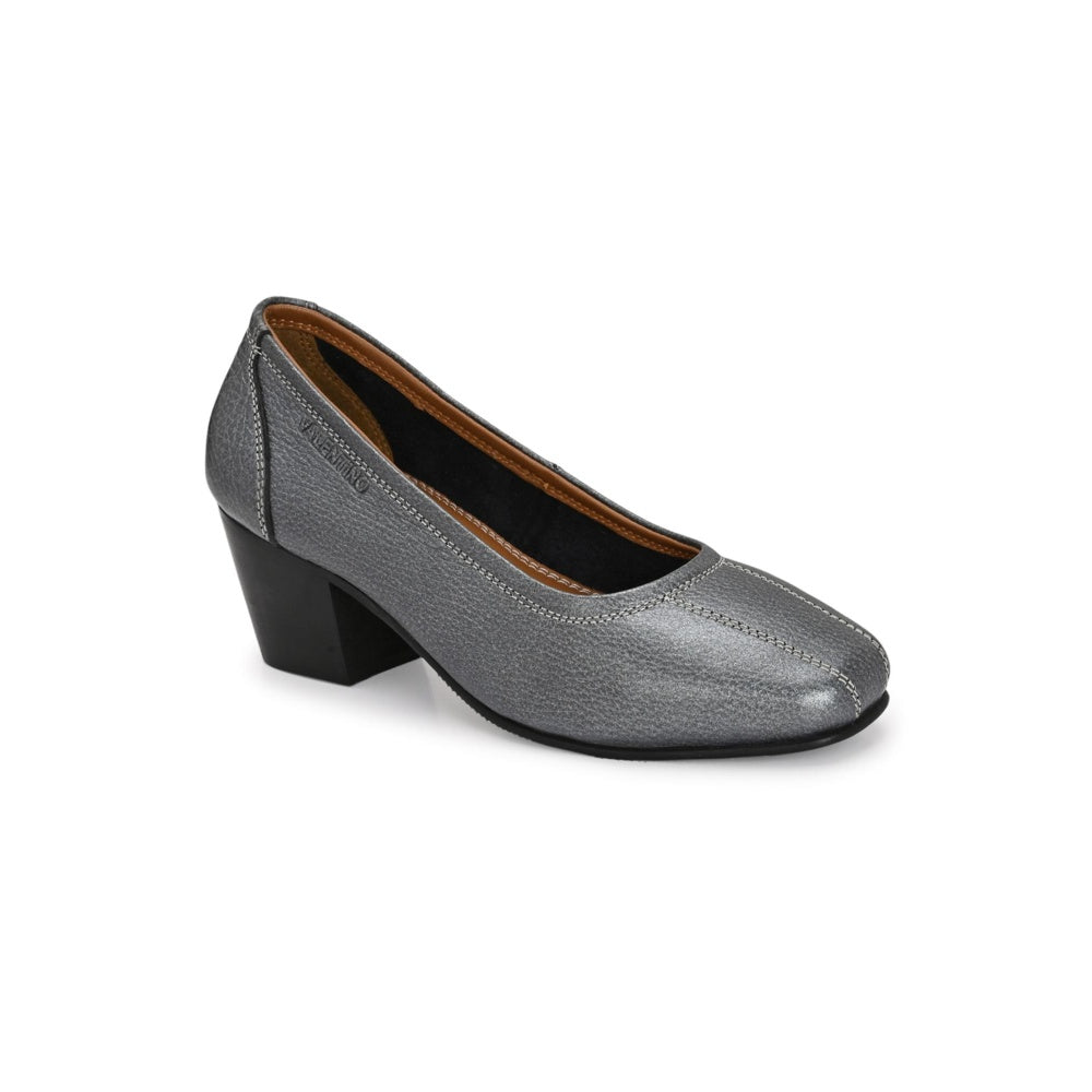 Valentino Women Grey Casual Loafers