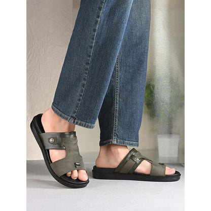 Valentino Men Olive Sandals