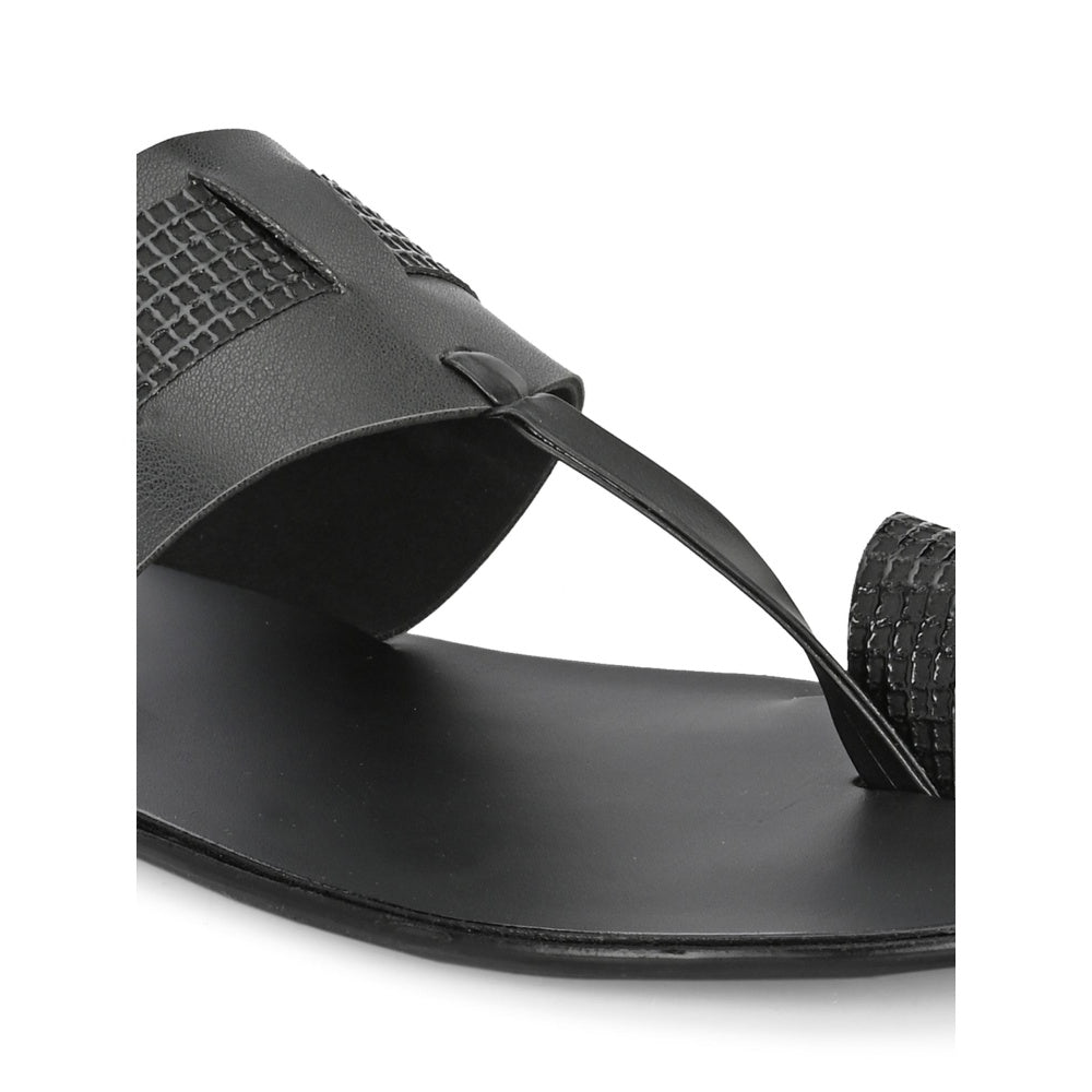 Valentino Men Black Sandals