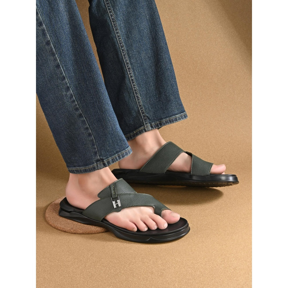 Valentino Men Olive Sandals
