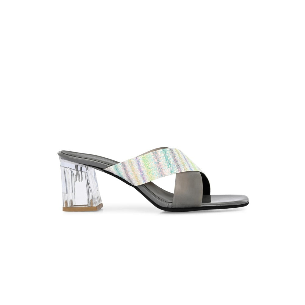 Valentino Women Premium Grey Sandal Heels