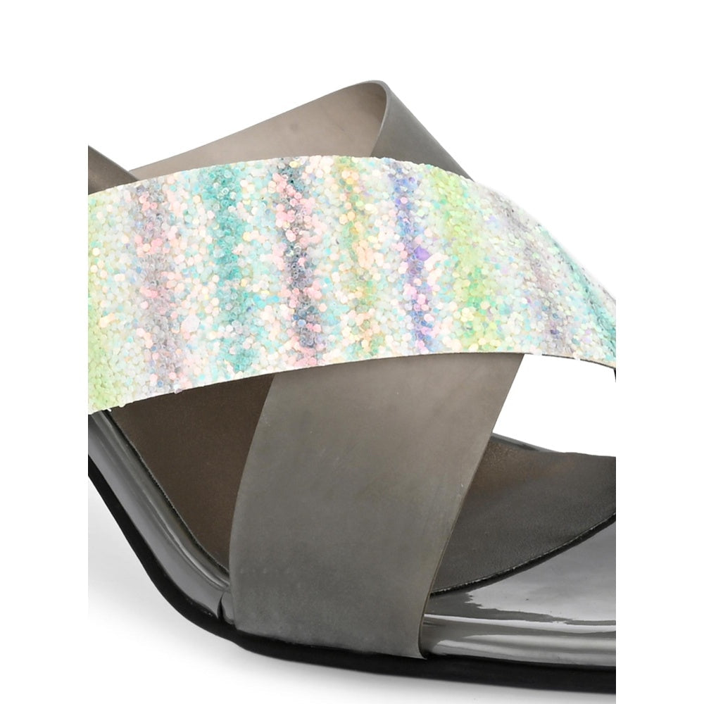 Valentino Women Premium Grey Sandal Heels