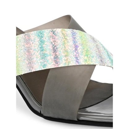 Valentino Women Premium Grey Sandal Heels