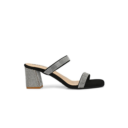 Valentino Women Premium Black Sandal Heels