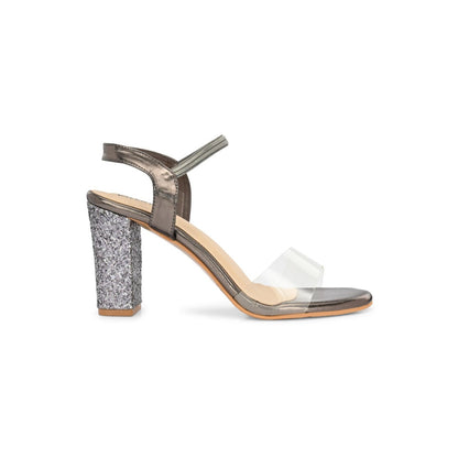 Valentino Women Premium Silver Sandal Heels