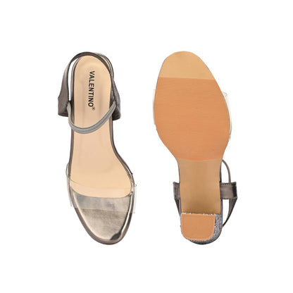 Valentino Women Premium Silver Sandal Heels