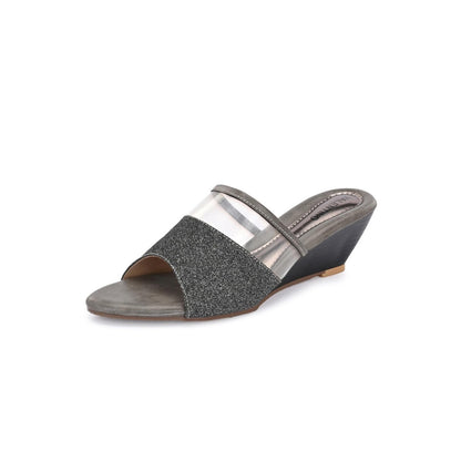 Valentino Women Premium Silver Wedges