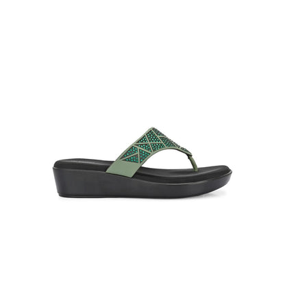 Valentino Women Premium Green Sandal Heels