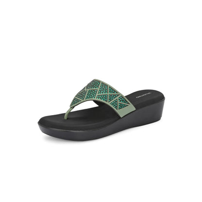Valentino Women Premium Green Sandal Heels