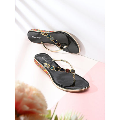 Valentino Women Black Sandals