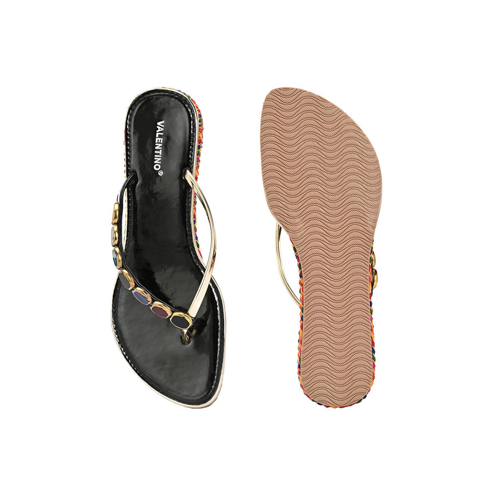 Valentino Women Black Sandals