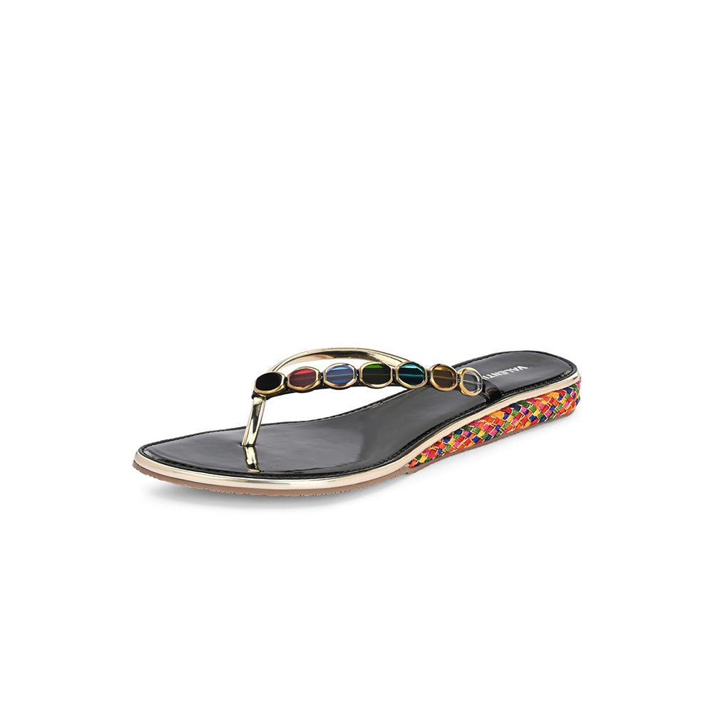 Valentino Women Black Sandals