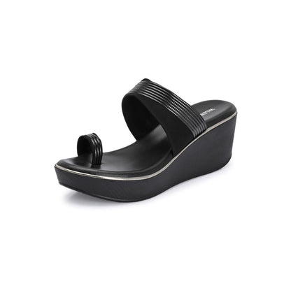 Valentino Women Black Wedges