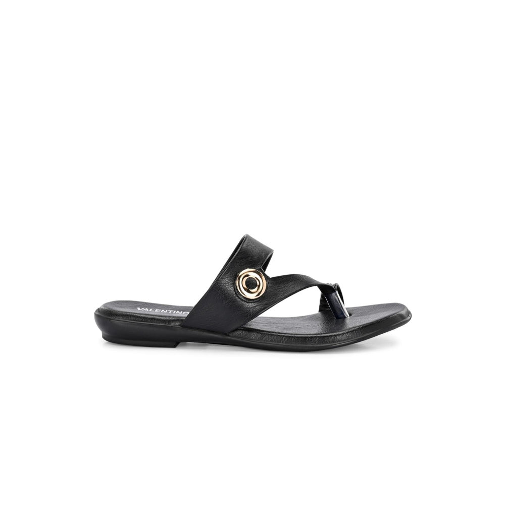 Valentino Women Black Sandals