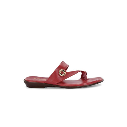 Valentino Women Maroon Sandals