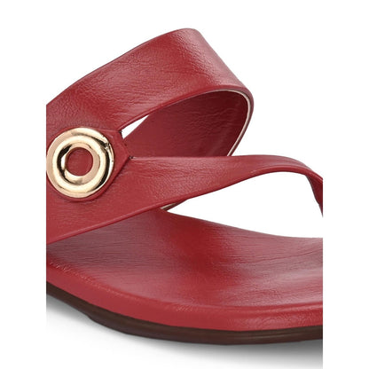 Valentino Women Maroon Sandals
