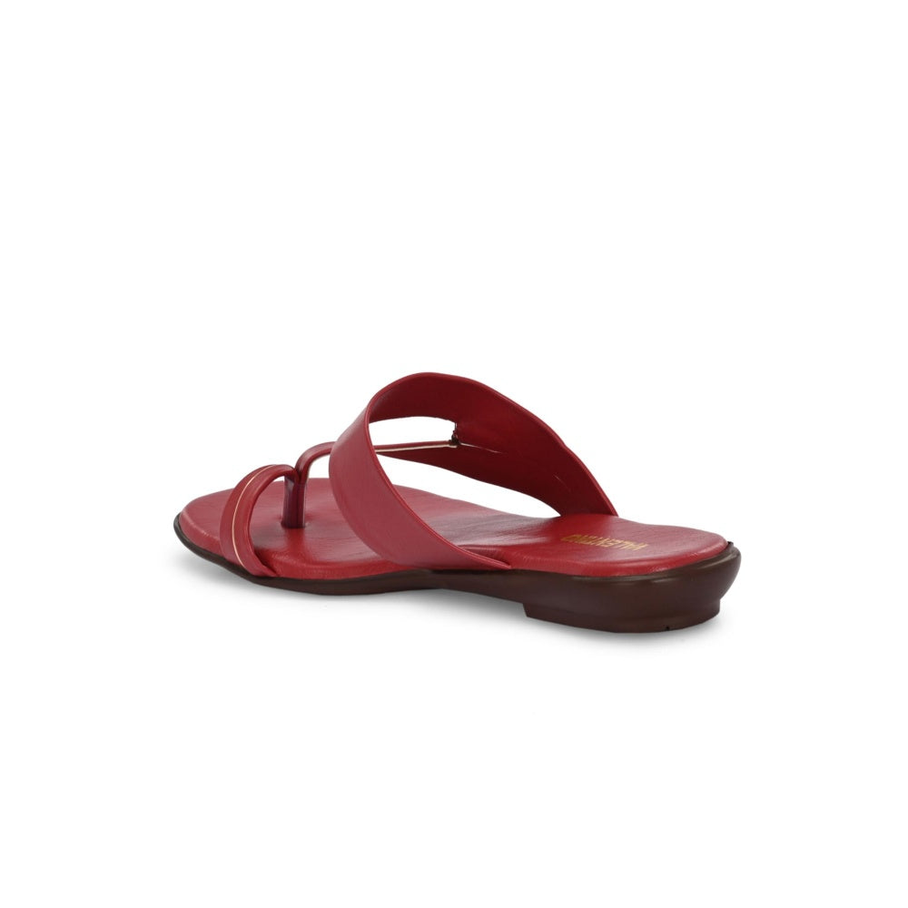 Valentino Women Maroon Sandals