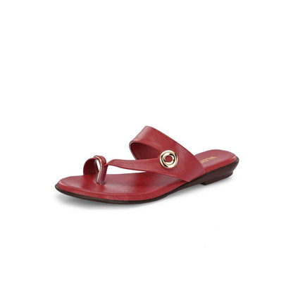 Valentino Women Maroon Sandals