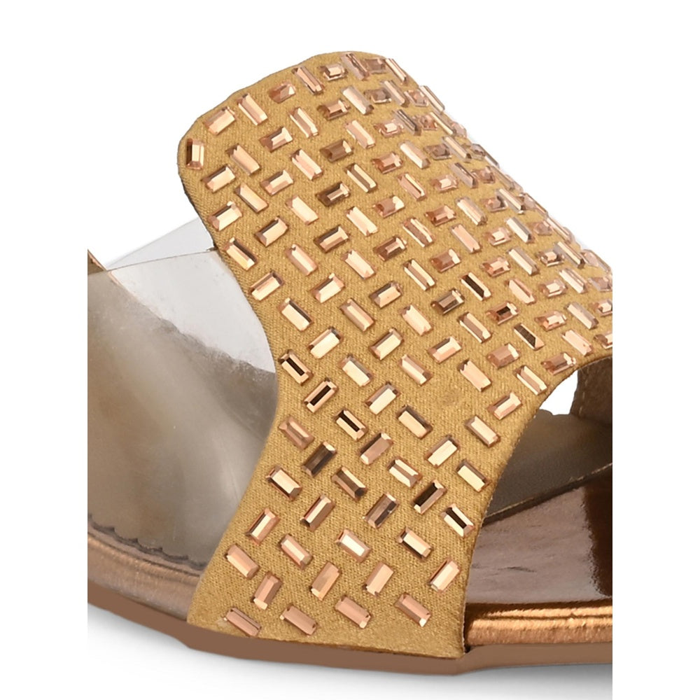 Valentino Women Premium Gold Sandal Heels