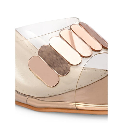 Valentino Women Premium Rose Gold Sandal Heels