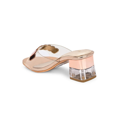 Valentino Women Premium Rose Gold Sandal Heels