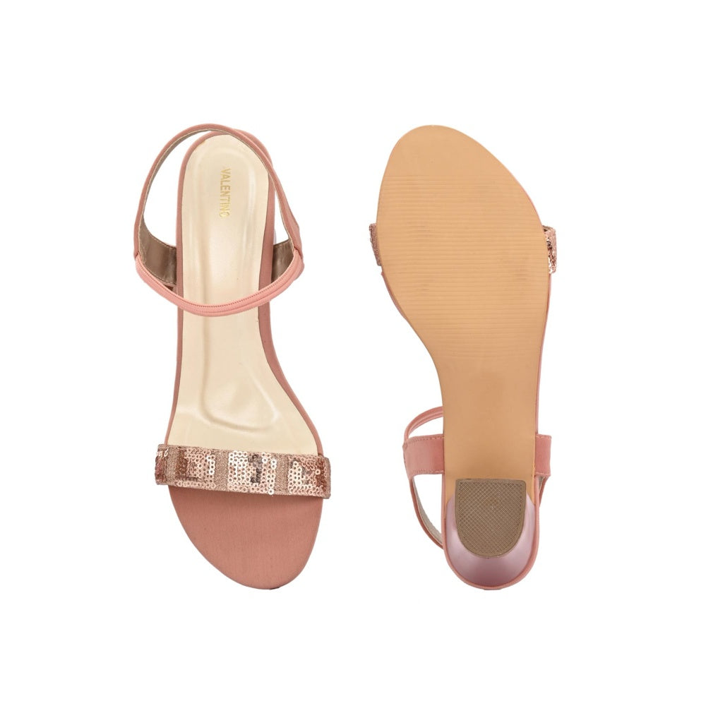 Valentino Women Premium Pink Sandal Heels