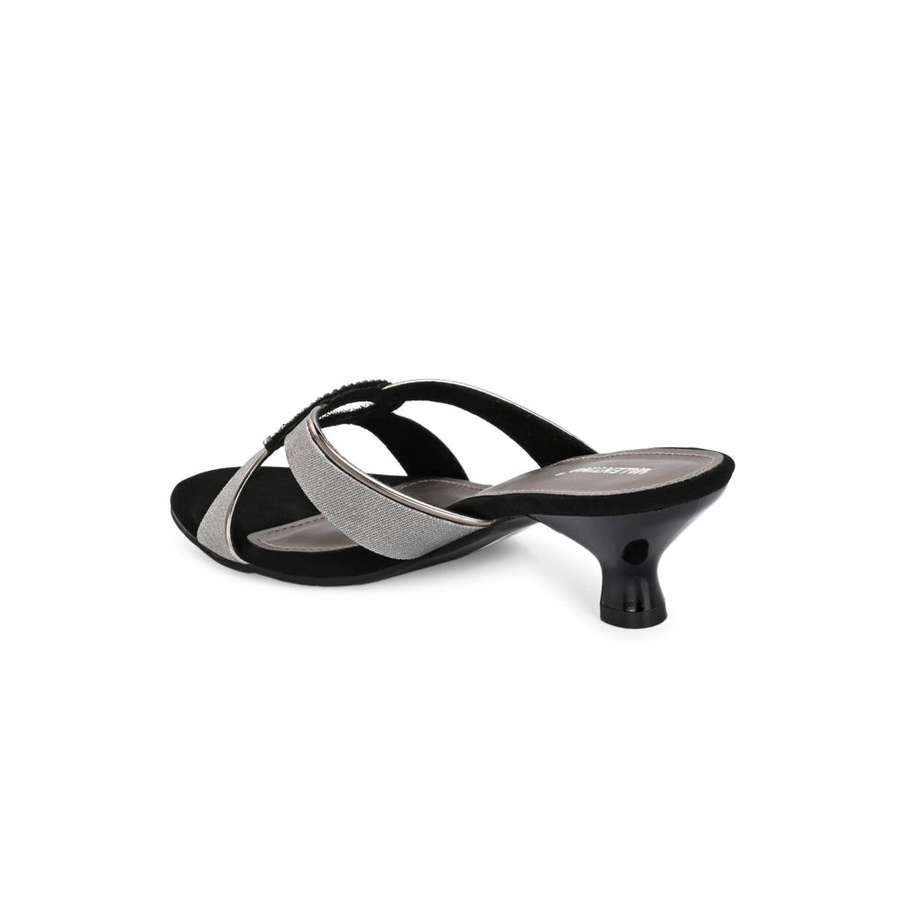 Valentino Women Premium Silver Sandal Heels