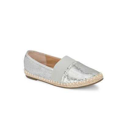 Valentino Women Silver Casual Loafers