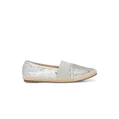 Valentino Women Silver Casual Loafers