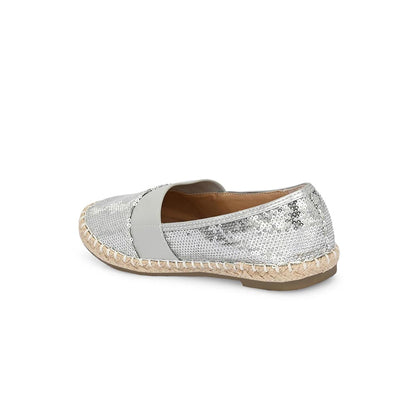 Valentino Women Silver Casual Loafers