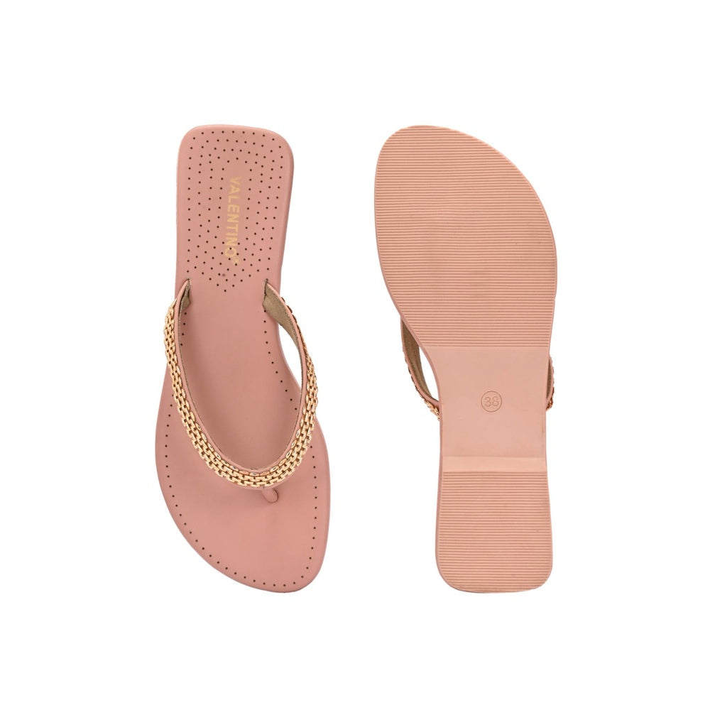 Valentino Women Pink Flats