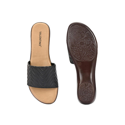 Valentino Women Black Flats