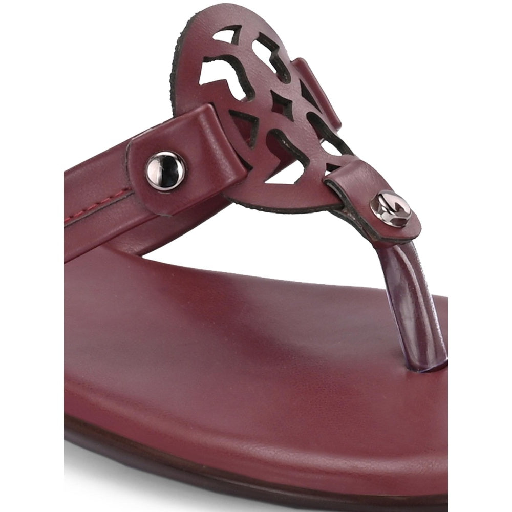 Valentino Women Maroon Sandals