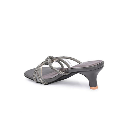 Valentino Women Premium Silver Sandal Heels